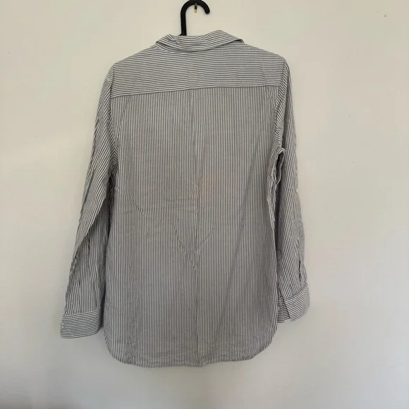 Babaton Pinstripe Button-Up Shirt - Picture 7 of 7